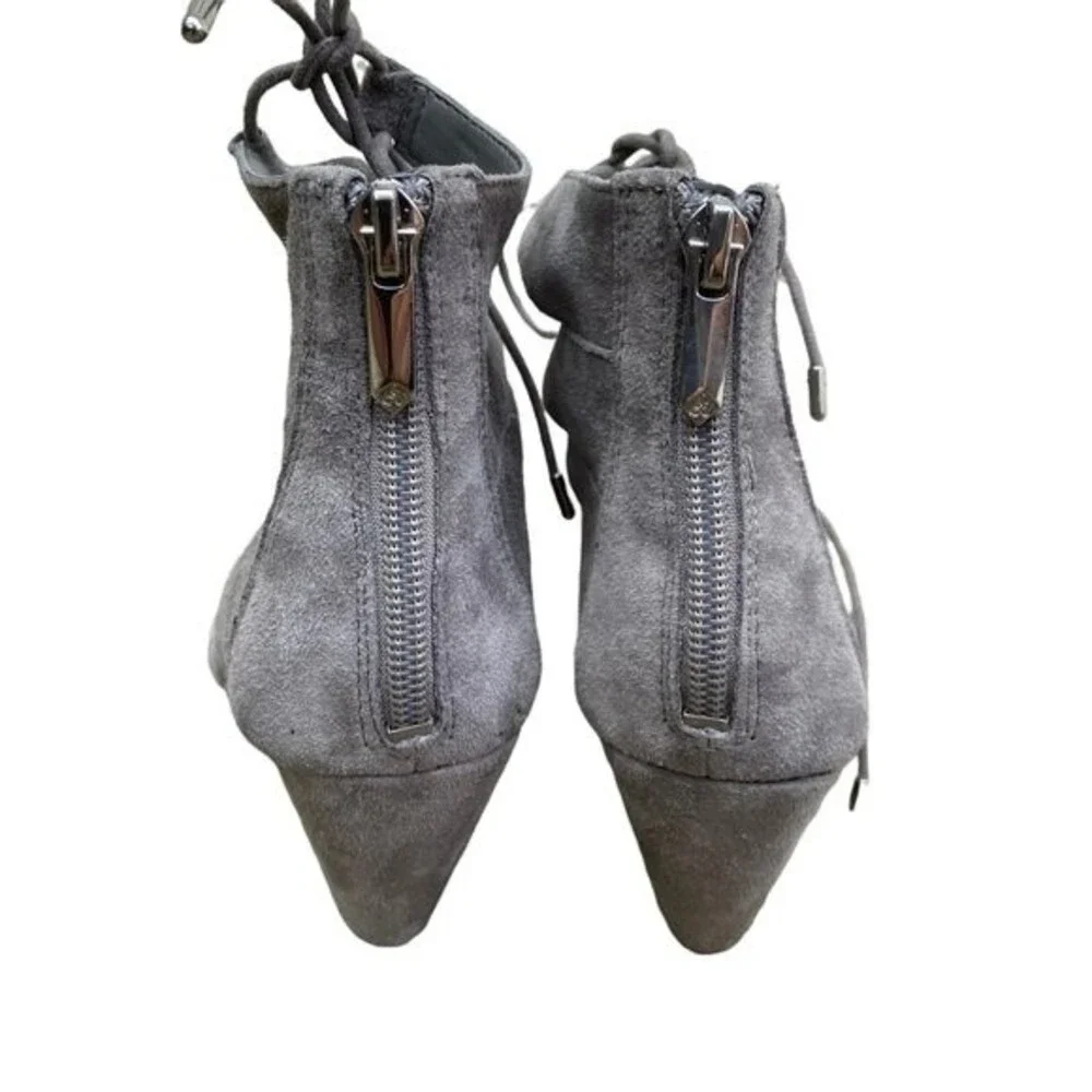 Sam Edelman Santina Lace up Suede Wedge